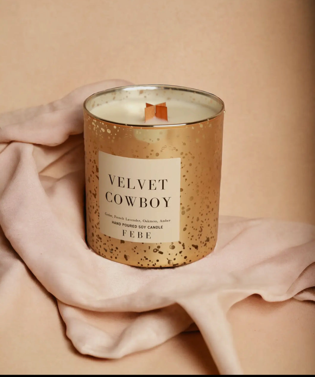 Velvet Cowboy Candle