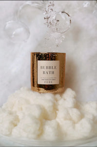 Bubble bath Candle
