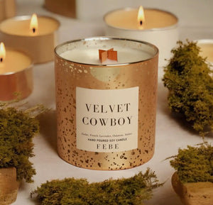 Velvet Cowboy Candle
