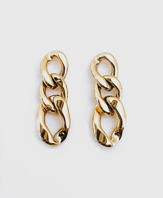 Emmalina Cuban Chain Link Earrings