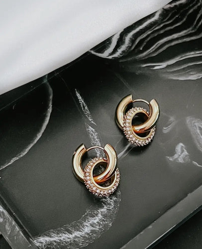 Everleigh Crystal Hoop